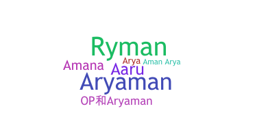 Přezdívka - aryaman
