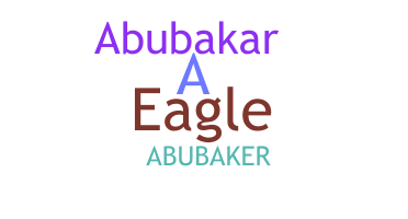 Přezdívka - Abubaker