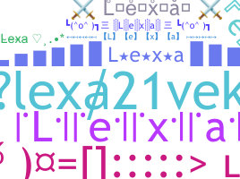 Přezdívka - lexa21vek