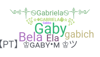 Přezdívka - Gabriela