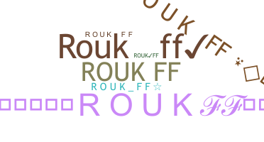 Přezdívka - RoukFF