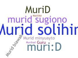 Přezdívka - Murid