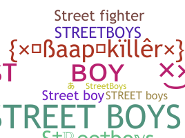 Přezdívka - Streetboys