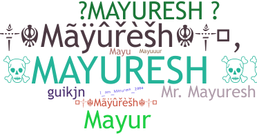 Přezdívka - Mayuresh
