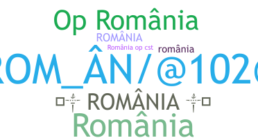 Přezdívka - Romnia