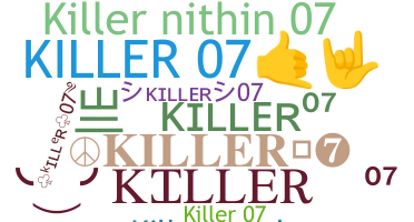 Přezdívka - Killer07