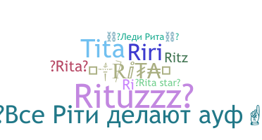 Přezdívka - Rita