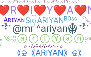 Přezdívka - Ariyan