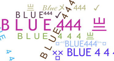 Přezdívka - BLUE444