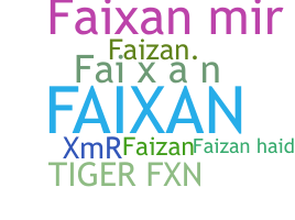 Přezdívka - Faixan