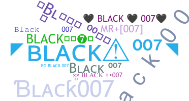 Přezdívka - Black007