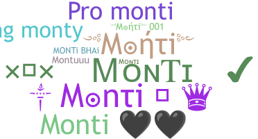 Přezdívka - Monti