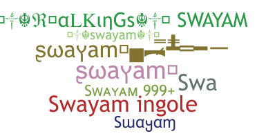 Přezdívka - Swayam
