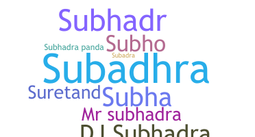 Přezdívka - Subhadra