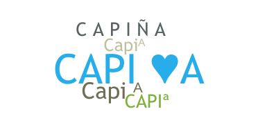 Přezdívka - Capia
