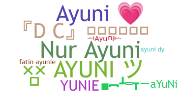 Přezdívka - Ayuni