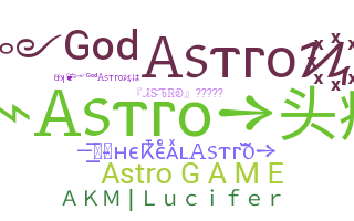 Přezdívka - Astro