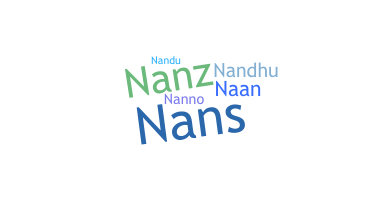 Přezdívka - Nandana