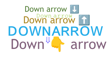 Přezdívka - downarrow