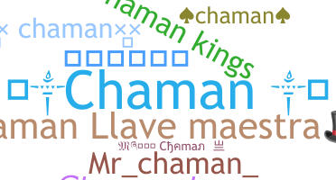 Přezdívka - Chaman