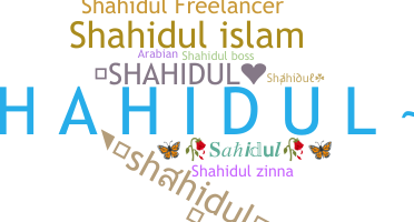 Přezdívka - Shahidul