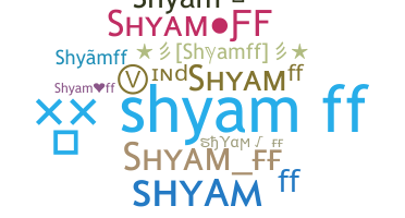 Přezdívka - Shyamff
