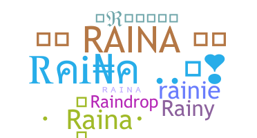 Přezdívka - Raina