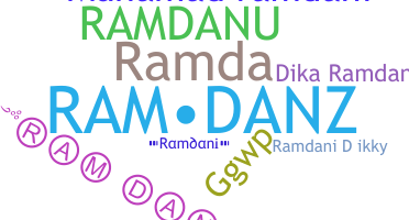 Přezdívka - Ramdani