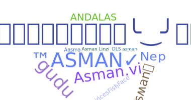 Přezdívka - Asman