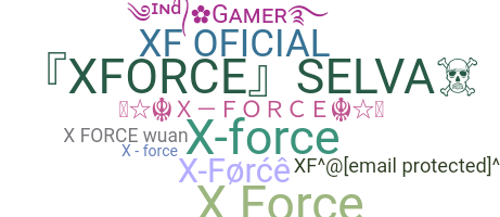 Přezdívka - Xforce