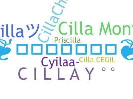 Přezdívka - Cilla