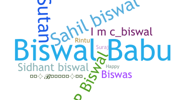 Přezdívka - Biswal