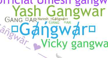 Přezdívka - Gangwar