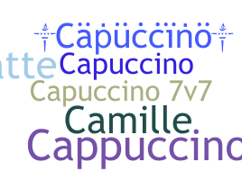 Přezdívka - capuccino