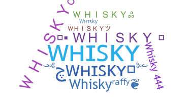 Přezdívka - whisky