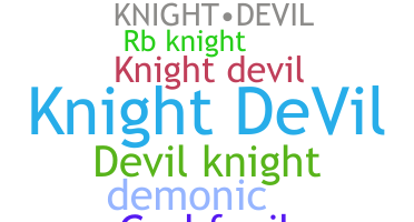 Přezdívka - KnightDevil