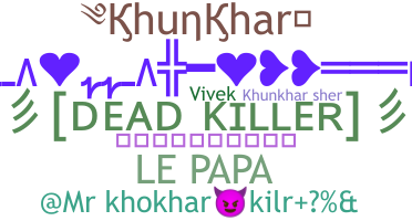 Přezdívka - Khunkhar