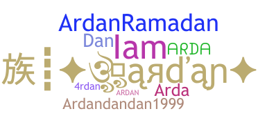 Přezdívka - Ardan