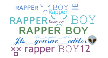 Přezdívka - rapperboy
