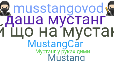 Přezdívka - Mustang