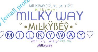 Přezdívka - MilkyWay