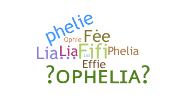 Přezdívka - Ophelia