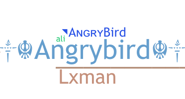 Přezdívka - AngryBird