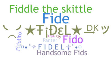 Přezdívka - Fidel