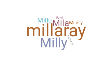 Přezdívka - Millaray