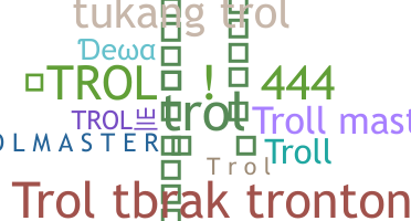 Přezdívka - trol