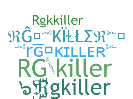 Přezdívka - Rgkiller