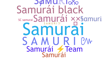 Přezdívka - Samuri