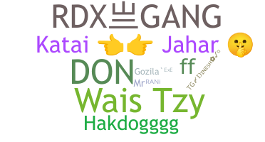 Přezdívka - RDXGANG