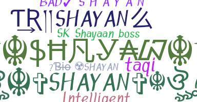 Přezdívka - Shayan